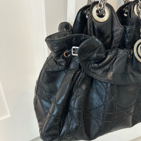 Dior Black Cannage Leather Le Trent Hobo - Picture 6 of 9